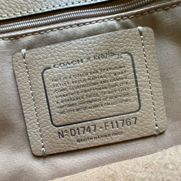 Coach Keith Haring limited edition leather skater tote - Picture 3 of 7